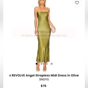 SNDYS Strapless Dress